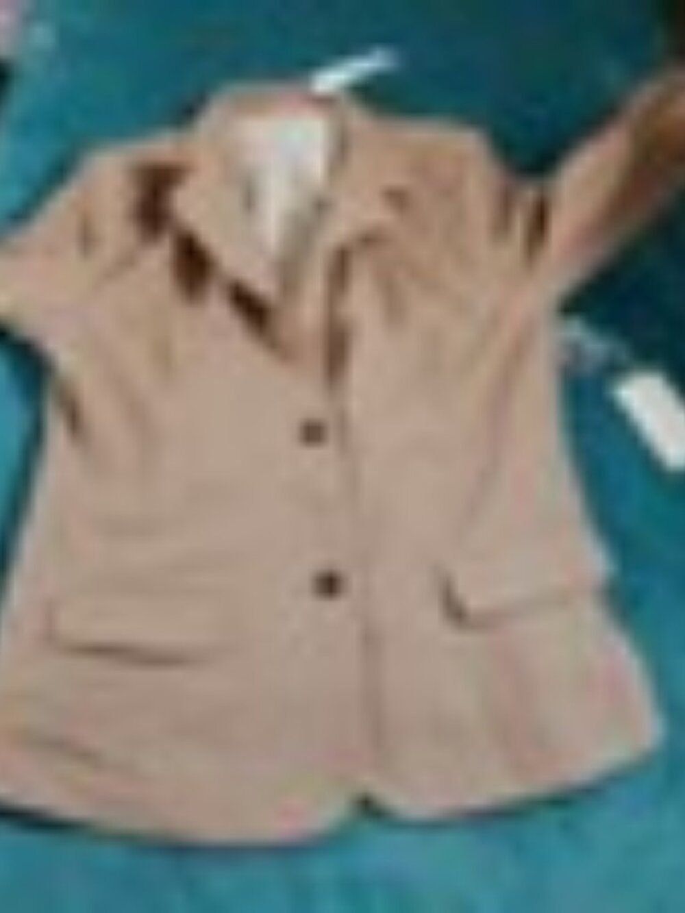 41 Hawthorn Stitch Fix Women's Camel Blazer w/Red Elbow Patches NWT. - Picture 2 of 6